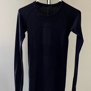 Lululemon Navy Swiftly Tech Long Sleeve Shirt